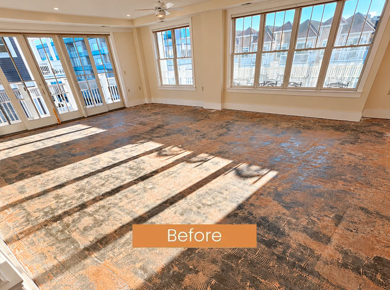 Before Renova Flooring project