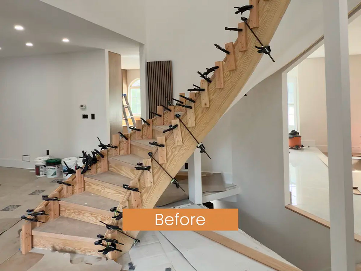 staircase: before