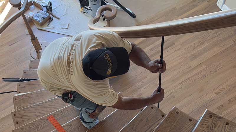 Stair Railing Installation