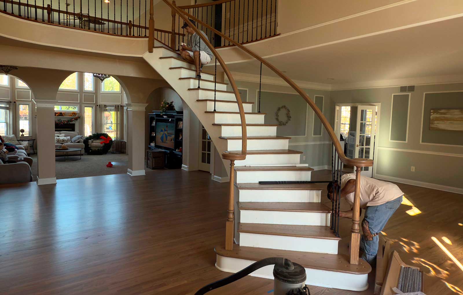 Handrail installation