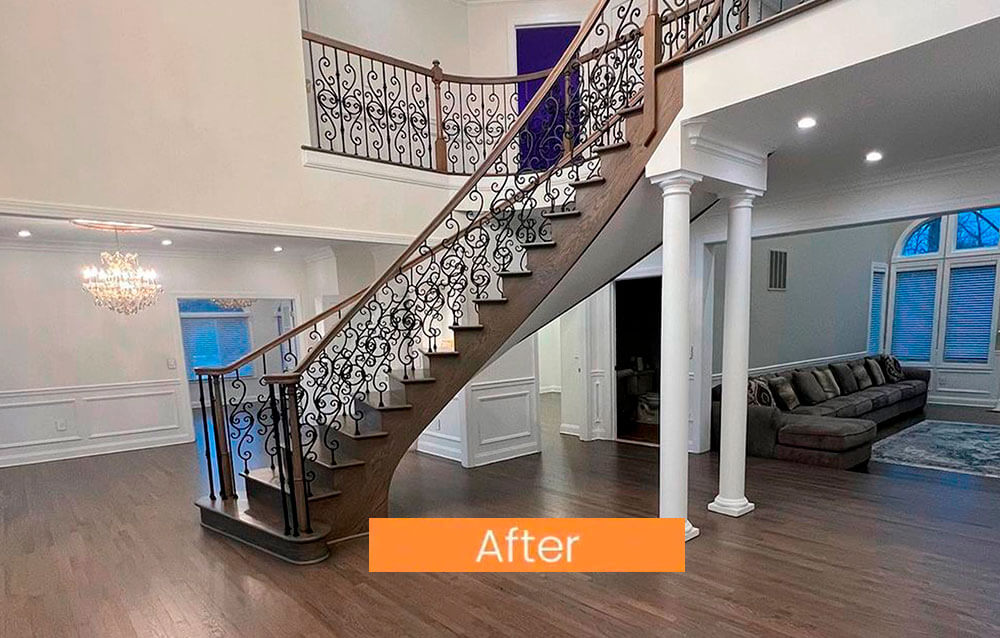 Handrail installation